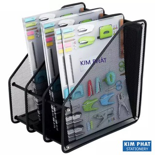Giá đựng tài liệu 3 ngăn kim loại siêu bền Sunwood