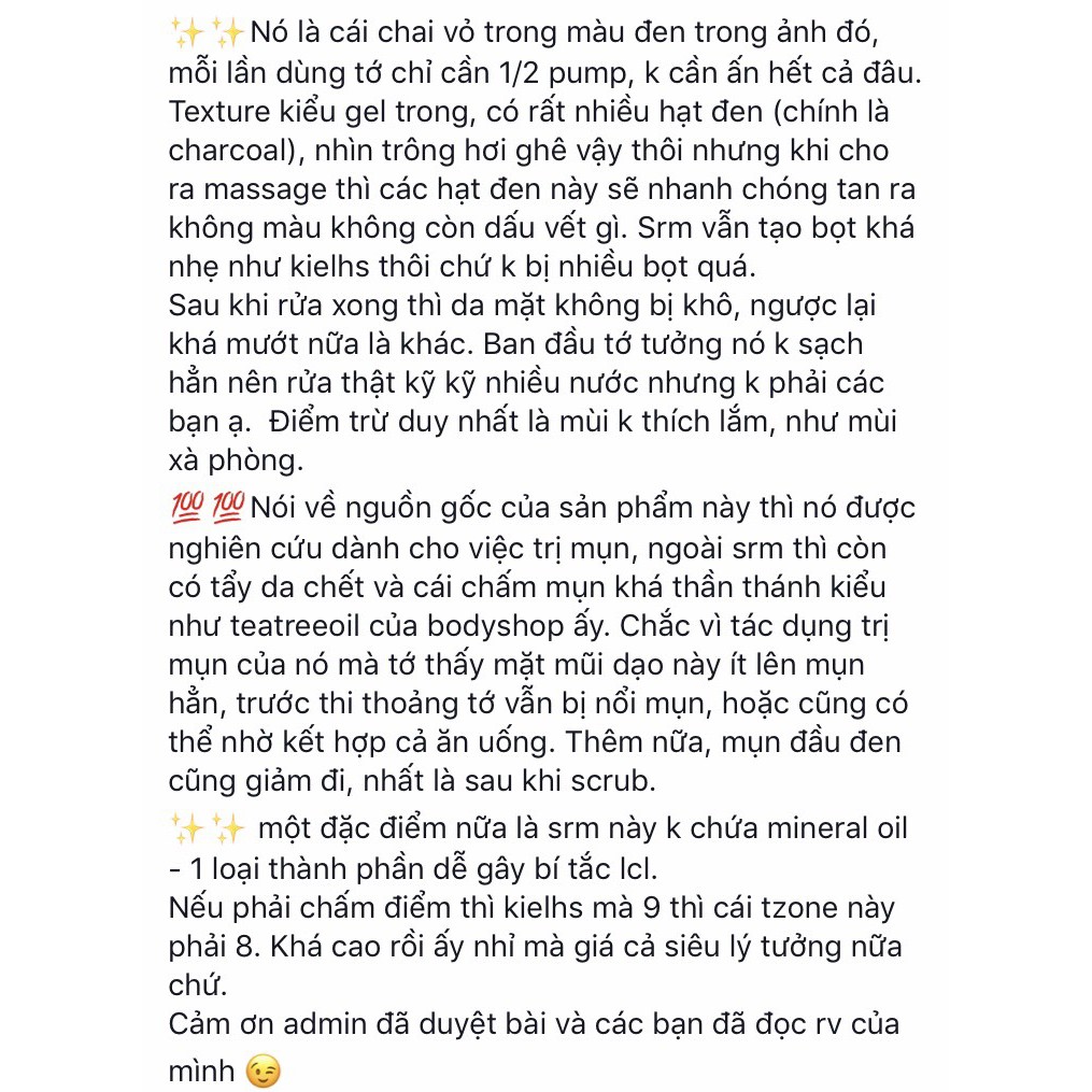 Gel rửa mặt sạch sâu than hoạt tính T-Zone Charcoal Facial Wash 200ml | BigBuy360 - bigbuy360.vn