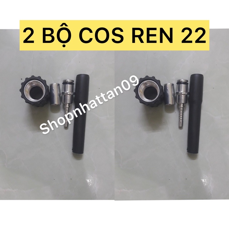 Bộ  ren trong 22mm của dây rửa xe mini gia đình - 2xcos22