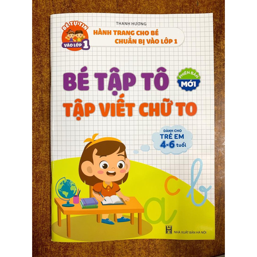 Sách - Bé tập tô tập viết chữ to - phiên bản mới (4 - 6 tuổi)