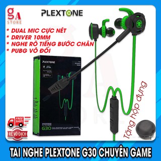 Tai nghe Plextone G30,Có mic,Cực hot,tặng hộp Đựng, PUBG vô đổi, nghe rõ từng tiếc bước chân, MIC tuyệt vời