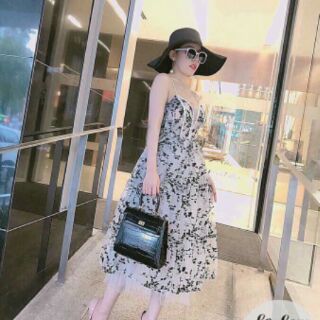Đầm xòe phi mưa9O