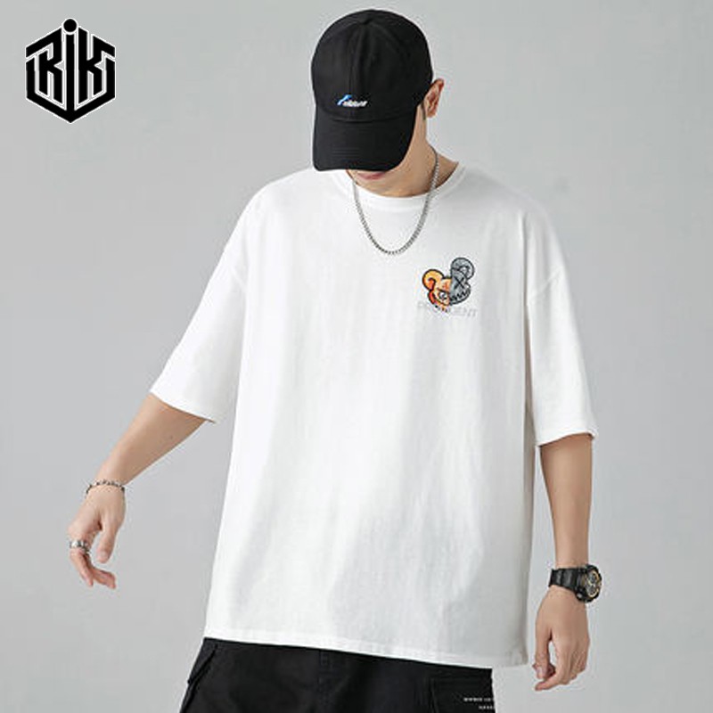 Áo thun Unisex RIK tay lỡ nam nữ Oversize phông form rộng ATL142 | BigBuy360 - bigbuy360.vn