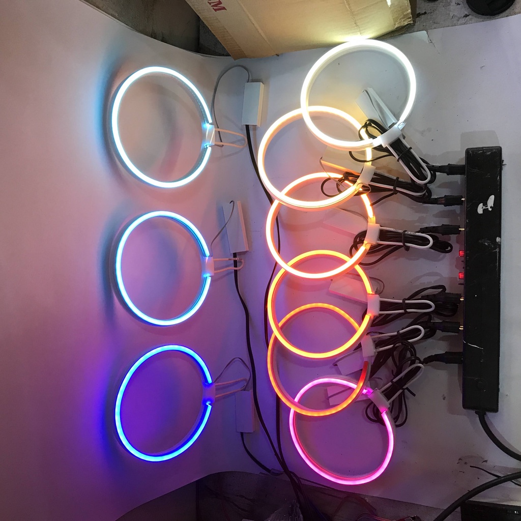 1M Dây Đèn Trang Trí Led Neon Uốn Chữ Siêu Đẹp Có 7 Màu Led