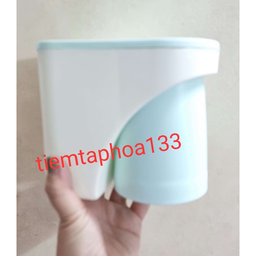 Kệ đựng bàn chải kem đánh răng kem 2 ly cốc đa năng phòng tắm