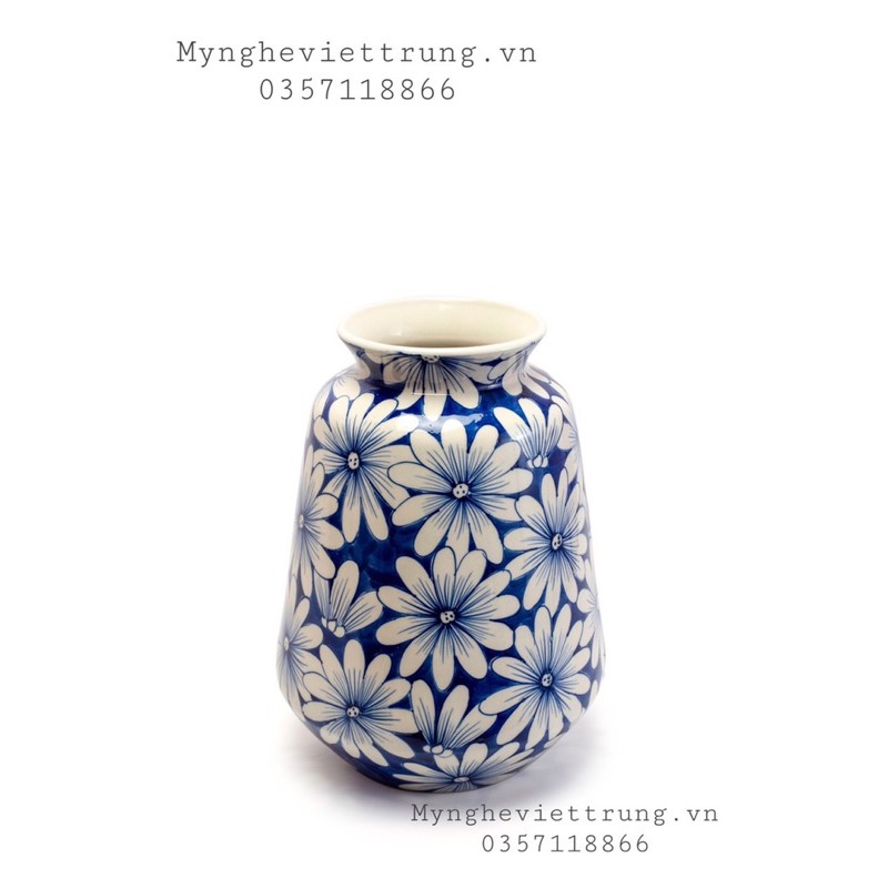 Lọ Hoa Gốm Sứ_Bình Cúc