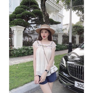 bigsize 55-95kg sét bộ tơ thêu + quần