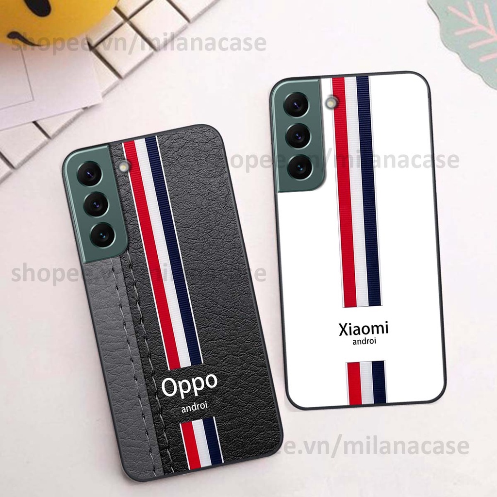 Ốp Samsung S22 / S22 Plus / S22 Ultra / S22+ in giả da phong cách thể thao, cá tính, thời trang