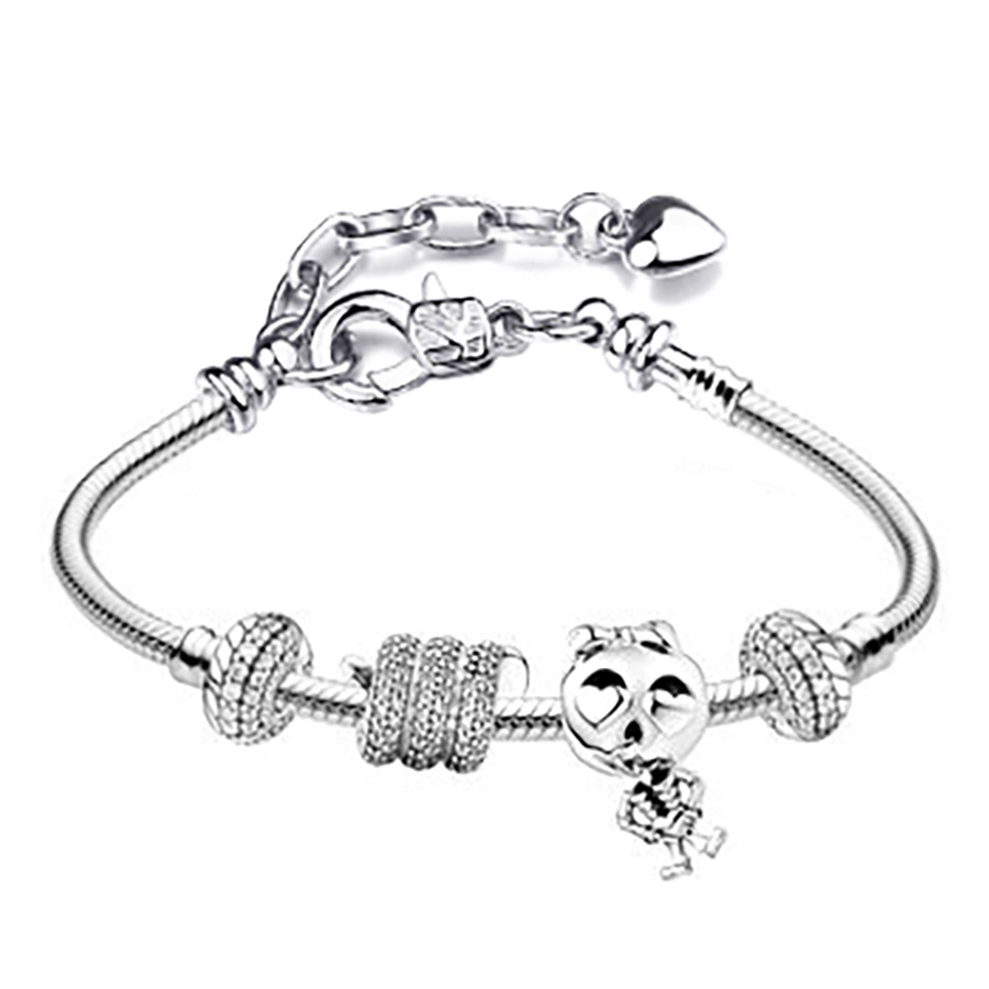 Vòng Đeo Tay Hạt Pha Lê Màu Sắc Xanh Dương Lấp Lánh Phong Cách Trung Hoa Dành Cho Nữ