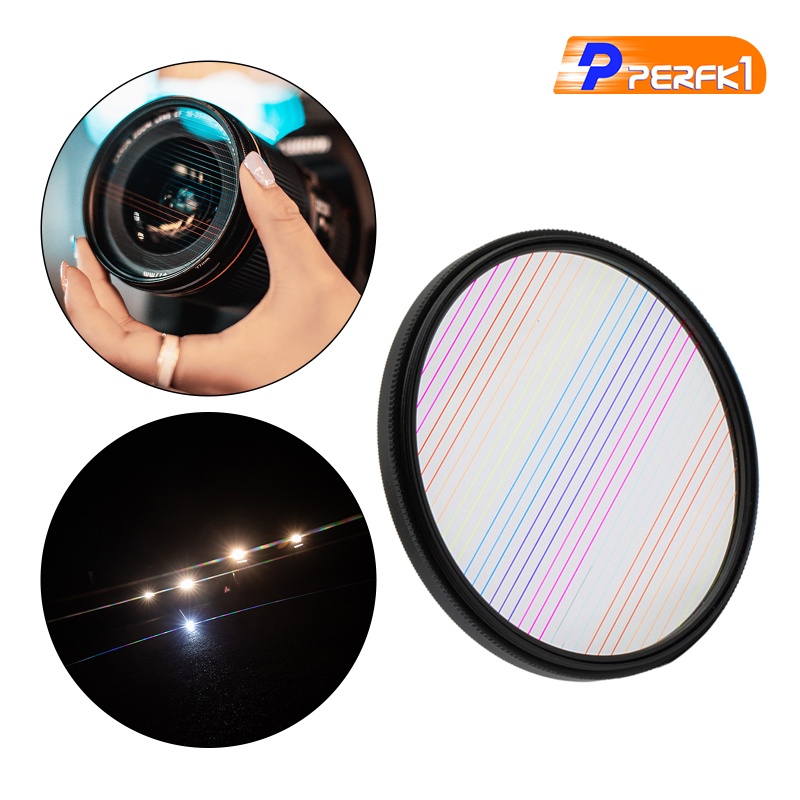 Hot-1Pc New Streak Filter Optical Glass w/Rotating Ring Camera Accessories