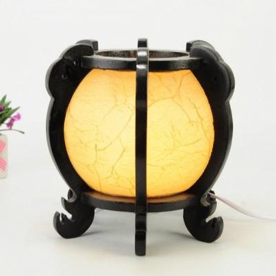 Đèn xông tinh dầu Song An Eco gỗ tròn AH15