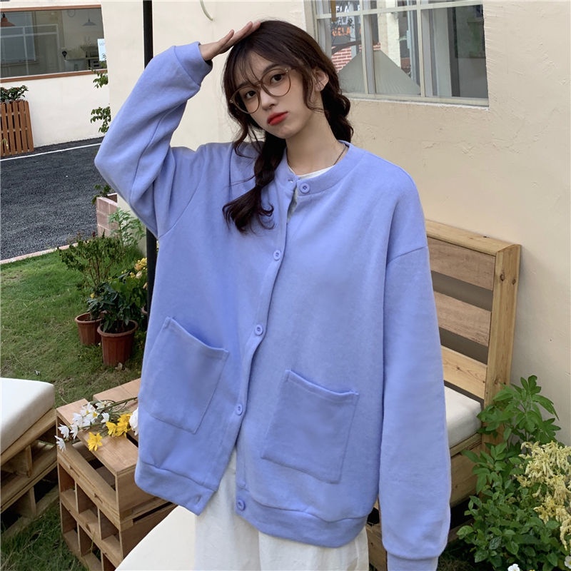Áo Khoác Cardigan Dáng Rộng Thời Trang Hàn Quốc