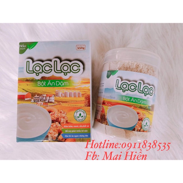 Bột ăn dặm Lạc Lạc
