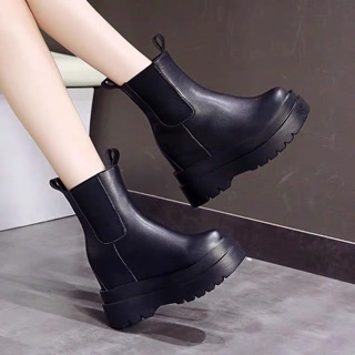 (Order) Giày da độn đế cao 10cm siêu chất [ VIDEO +ẢNH THẬT SHOP CHỤP]