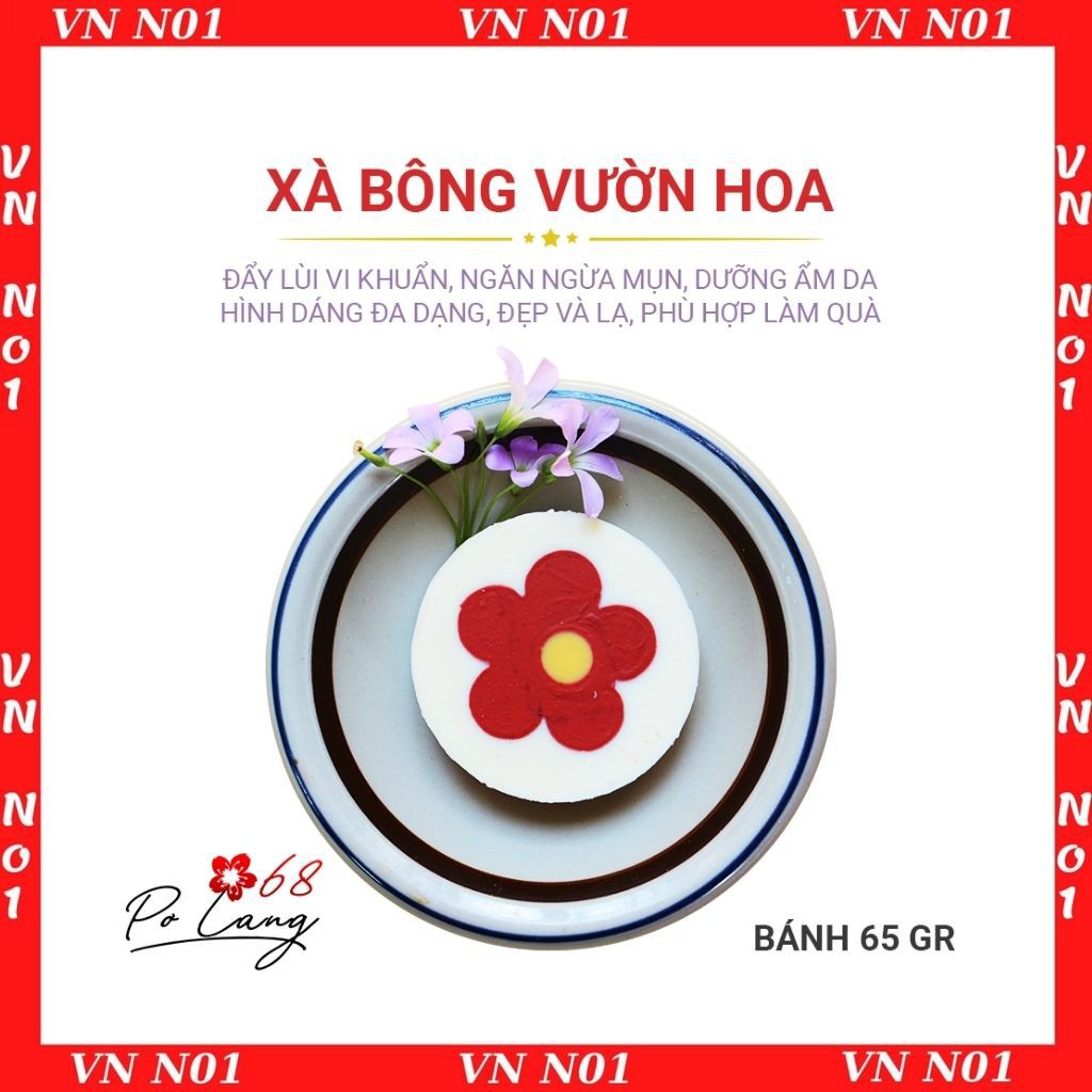 Xà Bông Vườn Hoa Pơ Lang 65 gr