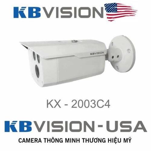 Camera Kbvision KX-2003C4 2.0M thân sắt to chuyên dụng cho nhà xưởng