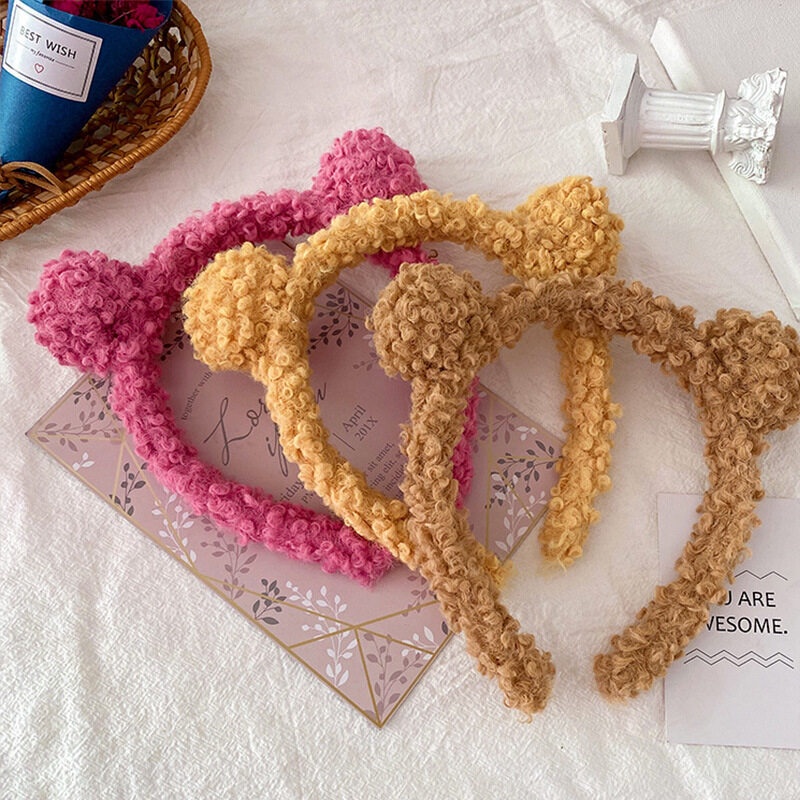 Cài tóc phối tai động vật dễ thương cho nữ