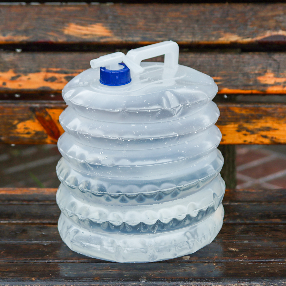 Túi đựng nước trong suốt có thể gấp gọn tiện lợi dung tích 3L/ 5L/ 10L/ 15L chất lượng cao