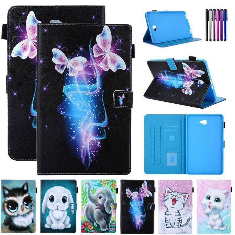 Ốp điện thoại da lật từ tính cho Samsung Tab A/A6 10.1 SM-T580 T585 2016