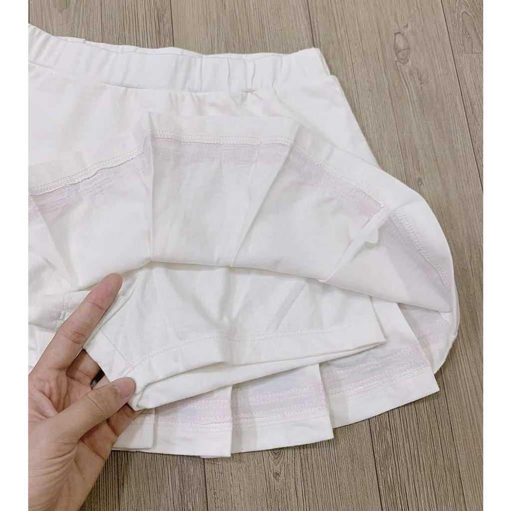 Set áo váy Bigbaby phong cách thủy thủ chất mềm mát 2 màu cho bé 15-30kg