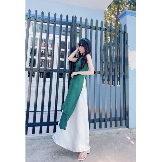 ÁO DÀI YẾM MIX CHÂN VÁY