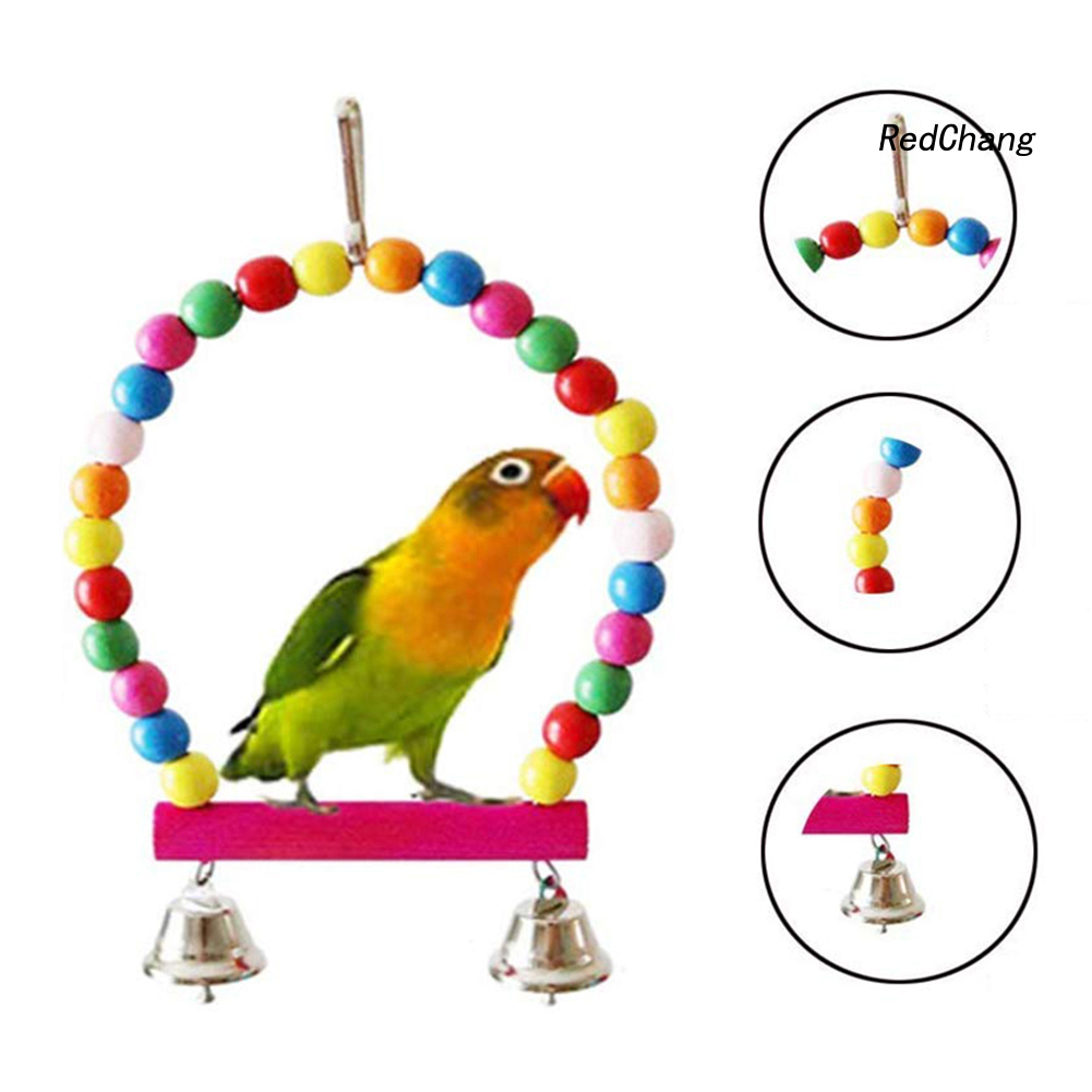 Set 7 món đồ chơi vui nhộn dành cho chim vẹt