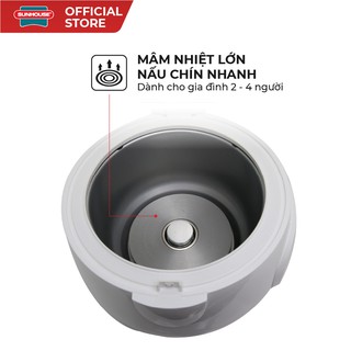 Nồi cơm điện 1.2L Sunhouse SHD8217W