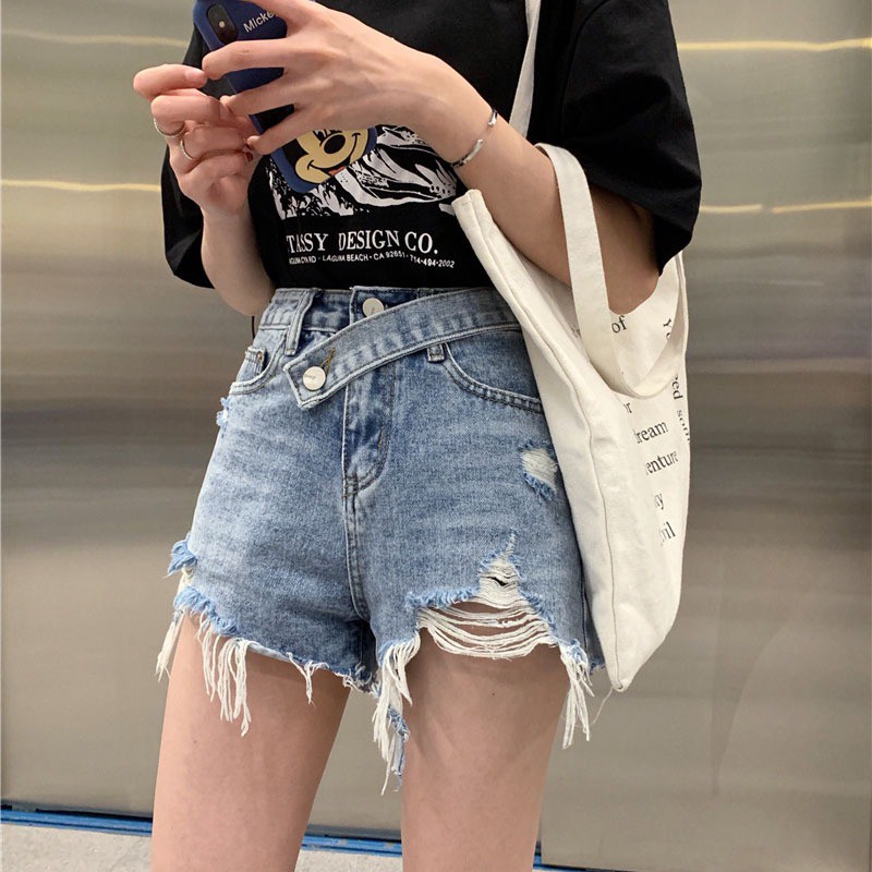 Quần Short Denim nữ ống rộng | BigBuy360 - bigbuy360.vn