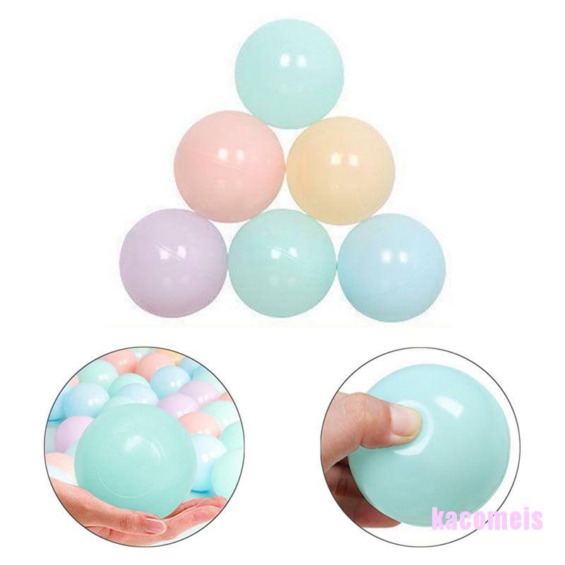 Bộ 50/ 100 / 200 quả bóng nhựa mềm nhiều màu sắc cho bé