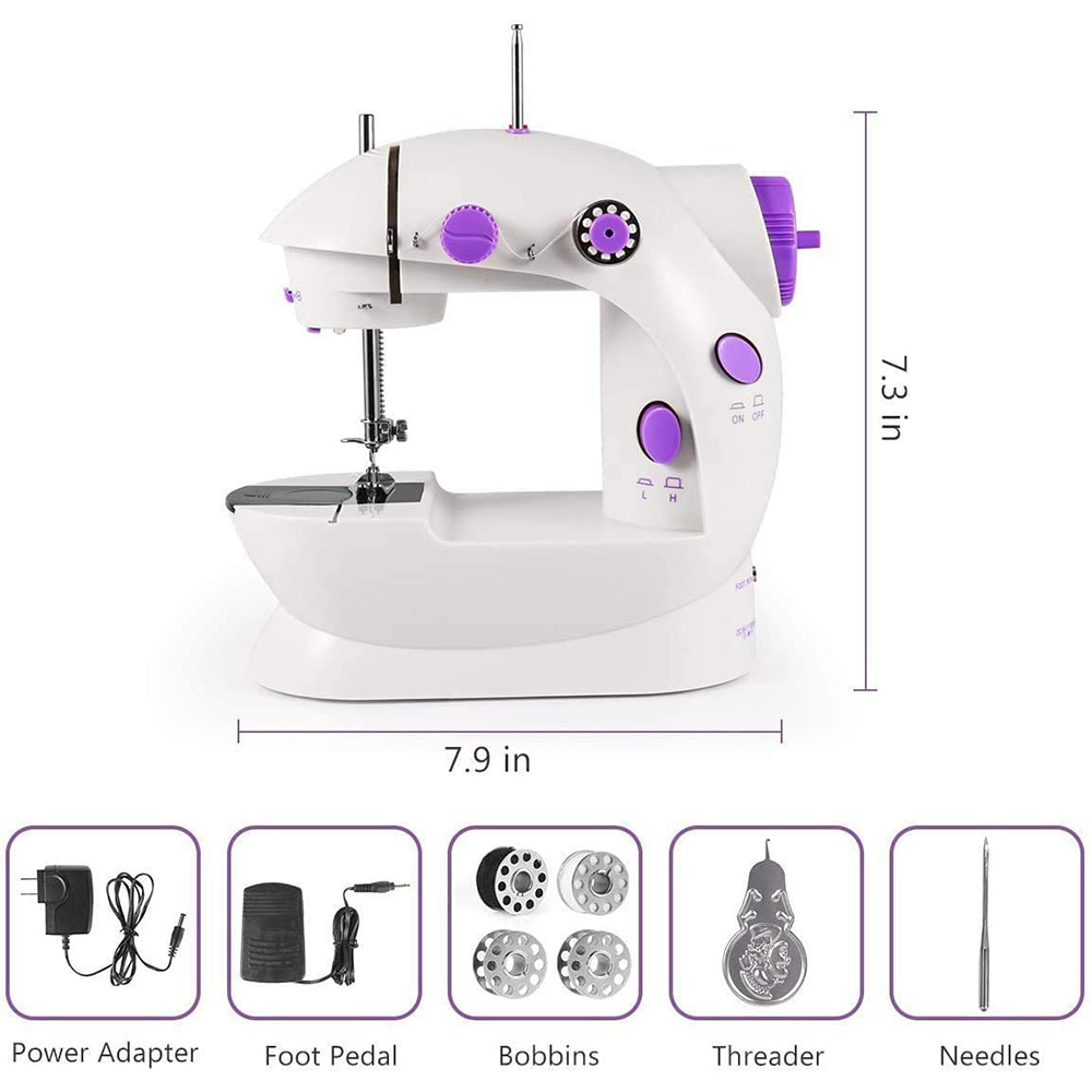 Varmax Mini Sewing Machine with Extension Table