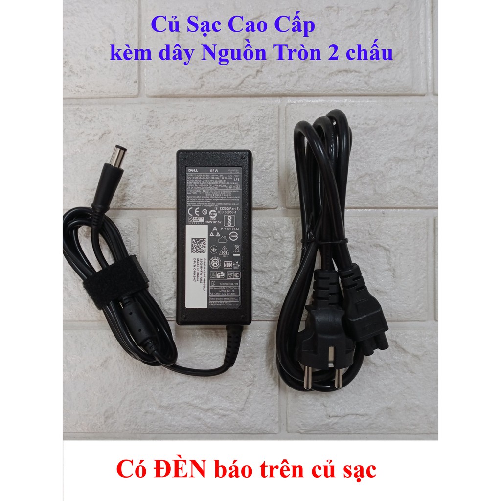 Sạc Laptop Dell 19.5V 3.34A (65w) chân kim to N4110 N4010 2421 2420 3450 4050 3521 (Adapter Dell 19.5V – 3.34A)