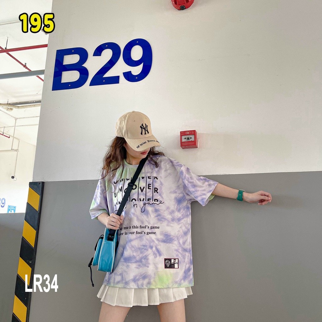 Áo thun loang màu 𝑭𝒓𝒆𝒆𝒔𝒉𝒊𝒑 Áo phông unisex LR34 {nhiều mẫu} vải cotton xượt poli co giãn thấm hút tốt, không xù lông