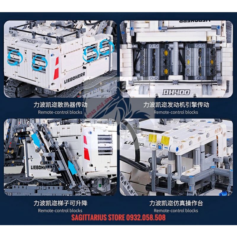 Lego Mouldking 13130 Lắp Ráp Xe Xúc Đất