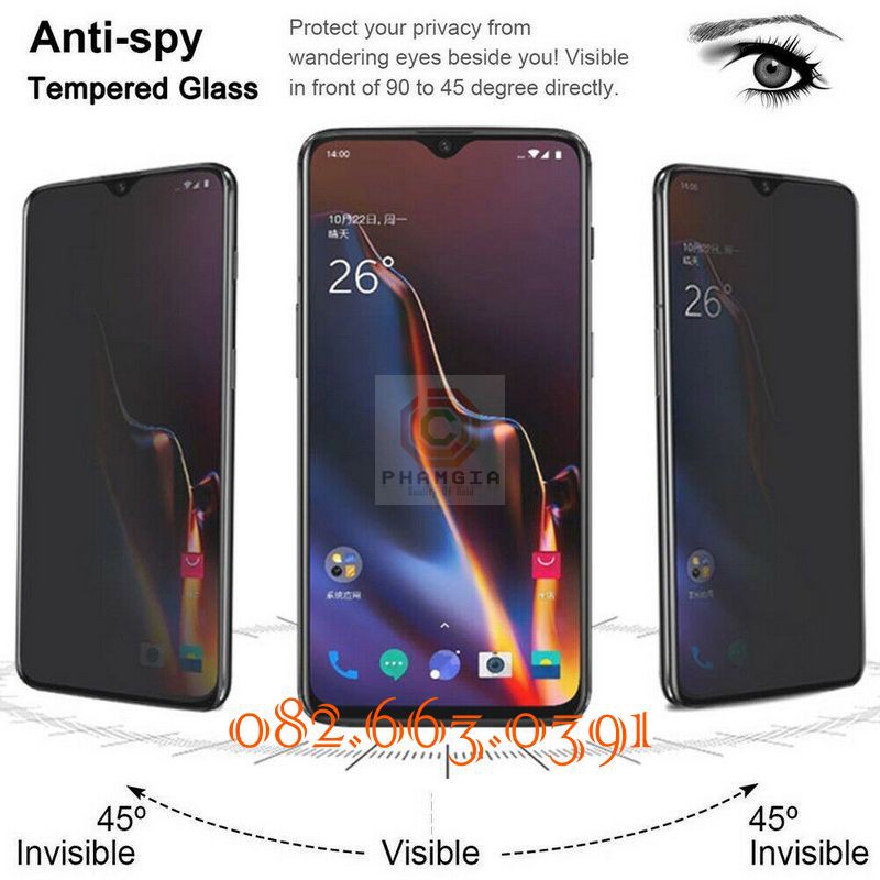 Dán cường lực chống nhìn trộm Honor 10 / 10 lite / play / 20 lite dẻo nano