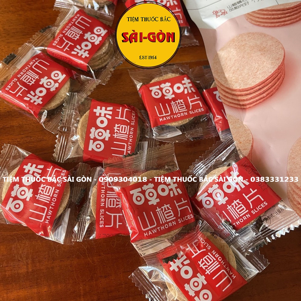 Bánh Sơn Tra - Sơn Trà - Shan Zha Pian - Mỗi Cục Nhỏ khoảng 10-14 lát bánh