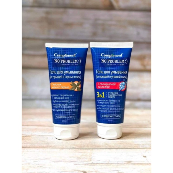 Sữa rửa mặt NO PROBLEM Compliment chứa Salicylic Acid, Tea Tree 200ml | BigBuy360 - bigbuy360.vn