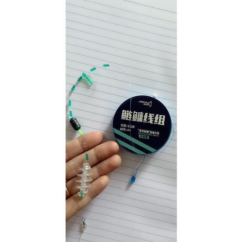 Trục Ohu làm sẵn có xoắn giữ mồi tiện dụng, đủ size_giá rẻ