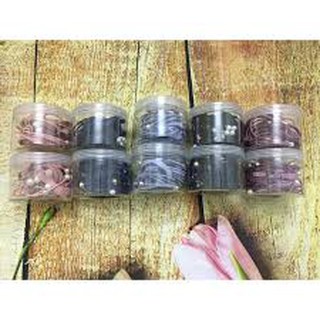 Sét Chun Buộc Tóc 12 Chi Tiết