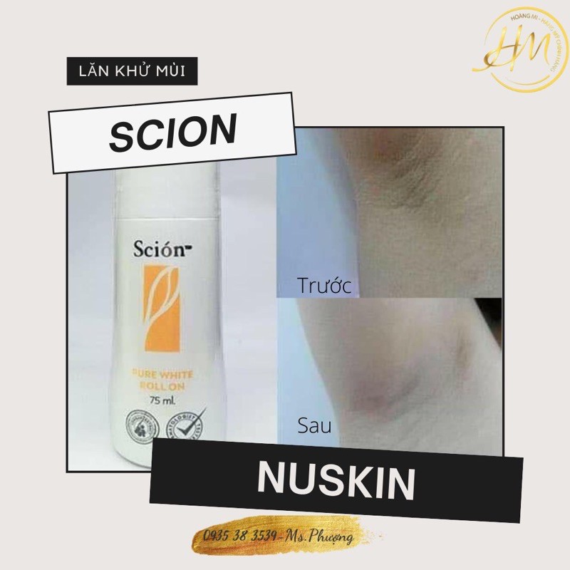 Lăn khử mùi Scion giúp giảm hôi nách và hôi chân dùng được cho cả nam và nữ 75ml