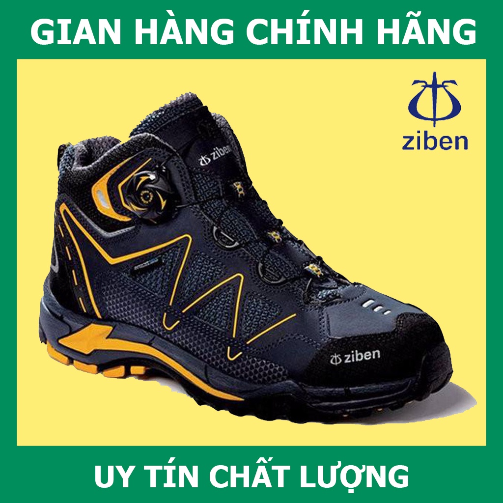 Giày Bảo Hộ Hàn Quốc Ziben 166 Đế Chống Đâm Xuyên, Chống Va Đập Mạnh