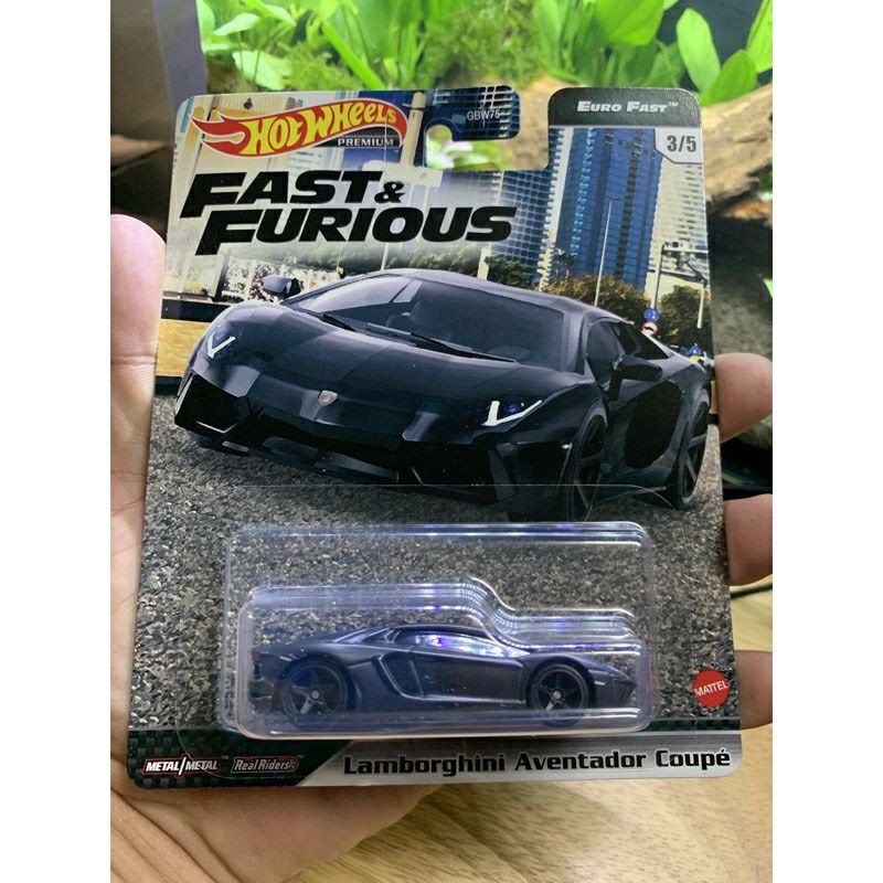 Xe mô hình Hot Wheels 1/64 Fast & Furious series Euro Fast