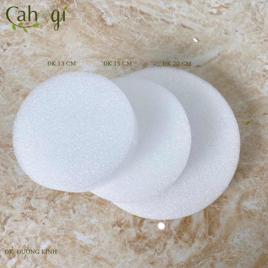 Xốp Cắm Hoa Giả PE Dẻo - Trái Tim, Tròn, Chữ Nhật, Vuông, Tam Giác