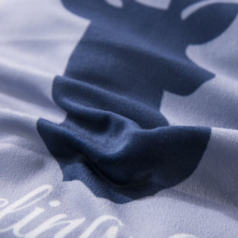 Meizu Bộ Chăn Gối Vải Flannel Thoáng Mát Mùa Đông Tiện Dụng