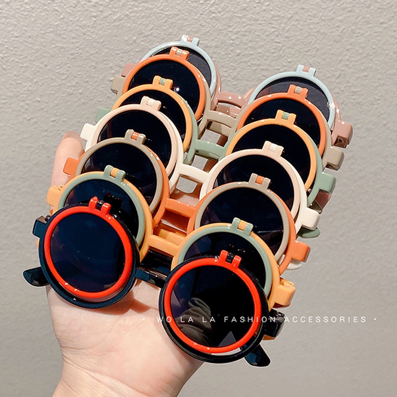 Kính Mát Phân Cực Chống Tia UV Họa Tiết Hoạt Hình Dễ Thương Dành Cho Bé