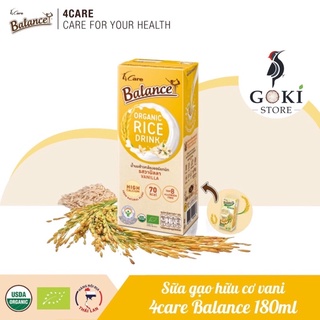 Sữa gạo hữu cơ vani 4Care Balance Organic 180ml thumbnail