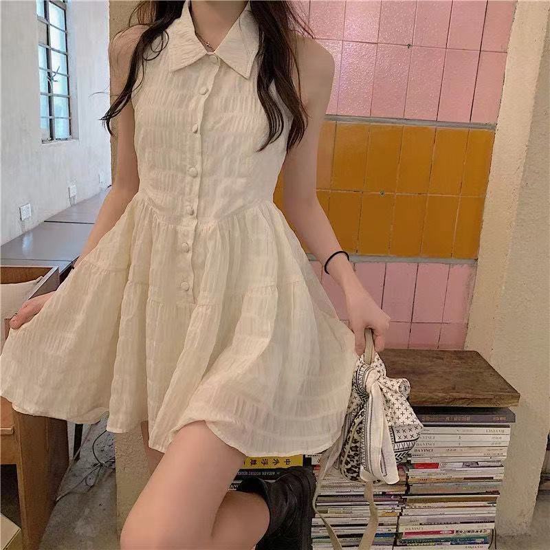 Đầm Ngắn Hai Dây Ôm Eo Thời Trang Năm Mới Dành Cho Nữ