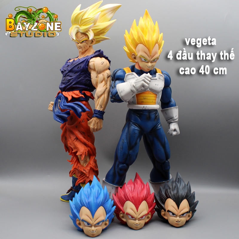 Mô hình vegeta có 4 đầu thay thế siêu nét - Mô hình dragon ball