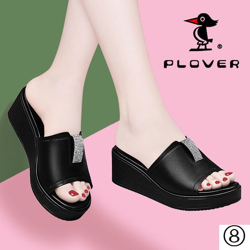 Dép Sandal Cao Gót Đế Xuồng Dày Thoải Mái Thời Trang Mùa Hè 2022 Mới Cho Phụ Nữ Trung Niên