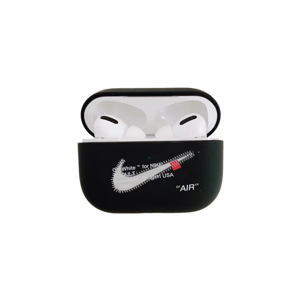 Hard Plastic Airpods 1/2/Pro - Fashion Black N1ke Case suitable for Apple Airpods 1/2/Pro #HG372