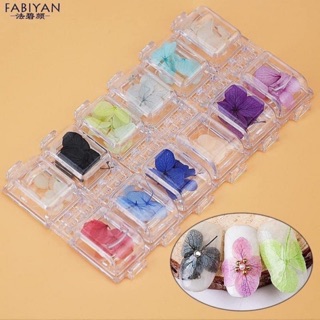 Hoa khô thổng tú cầu hoa có nhiều màu sắc cho các nhân viên làm nail tha hồ sáng tạo hoa ẩn gel phối được tất cả kiểu